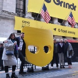 The Grindr team at NYSE! 