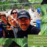 Reading employees created an onsite vegetable garden.