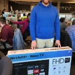 A TV was up for grabs during our Fall sales contest in Lexington!