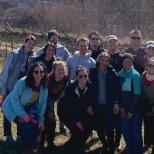 Our Young Professionals ERG volunteering with a local nonprofit