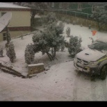 nos quedamos botados por la nieve no subía ni  bajaban nadie de mina