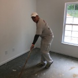 S.P. Richard's CEO, Rick Toppin, is working hard to build a Habitat for Humanity house.