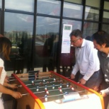 Tournoi de Baby Foot sur la terrasse