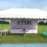 TDK Philippines Groundbreaking of Covered Basketball Court