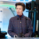 Princess Anne, Patron of Transaid, visits UniCarriers UK to mark our donation of a truck to Zambia.