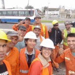 Foto grupal del frente de trabajo