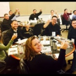 Our newest Managers in Training attending a beer class at our Orlando Support Center!  Cheers!