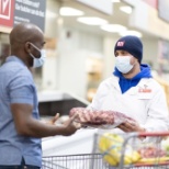 BJ Working as a Meat Clerk